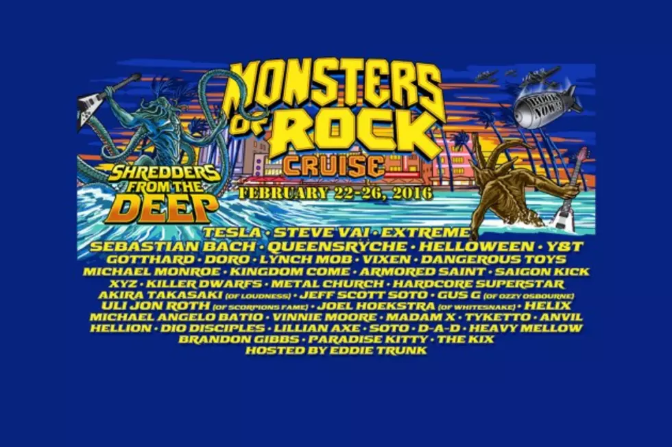 Tesla, Steve Vai, Queensryche, Sebastian Bach and More Confirmed for 2016 Monsters of Rock Cruise