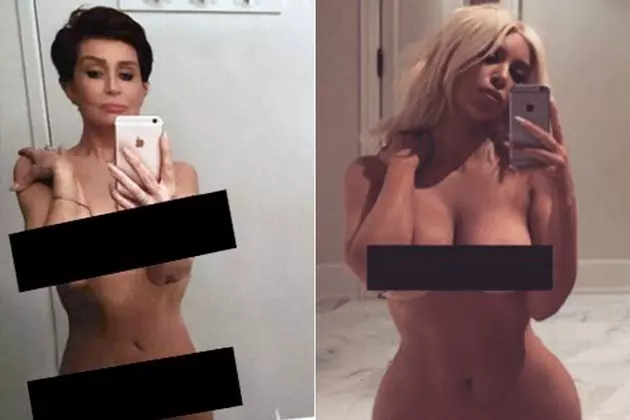 Sharon Osbourne Supports Kim Kardashian With Nude Selfie