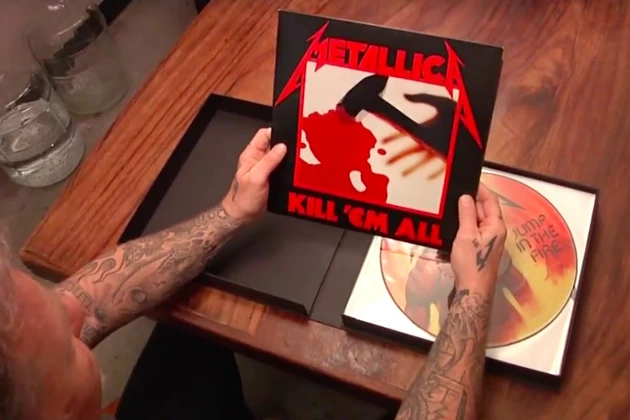 Watch James Hetfield Open the Deluxe &#8216;Kill &#8216;Em All&#8217; Metallica Reissue