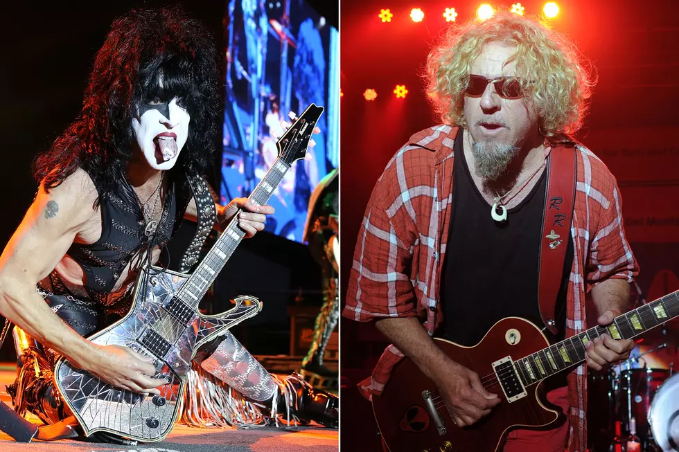 Paul Stanley and Sammy Hagar Congratulate Hall of Fame Class