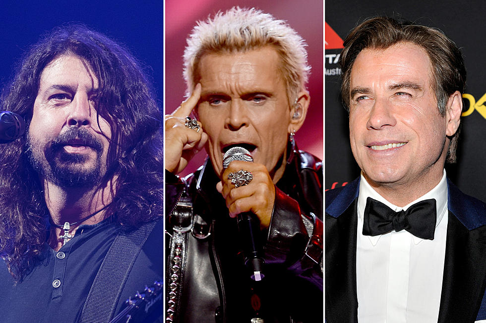 John Travolta, Billy Idol Join Foo Fighters On Stage