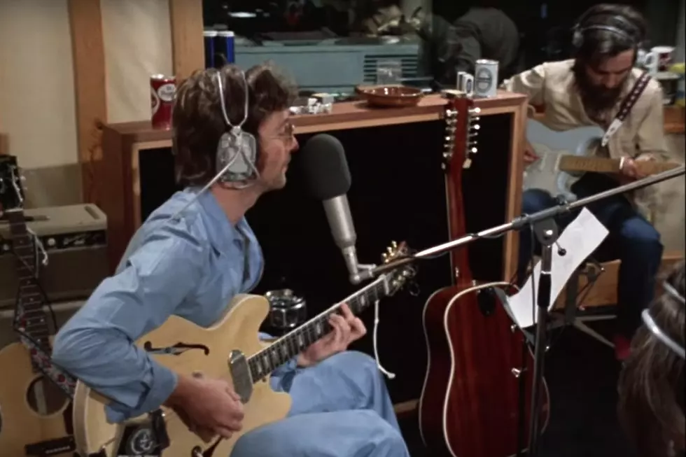 Watch John Lennon and George Harrison’s Previously Unseen Studio Footage
