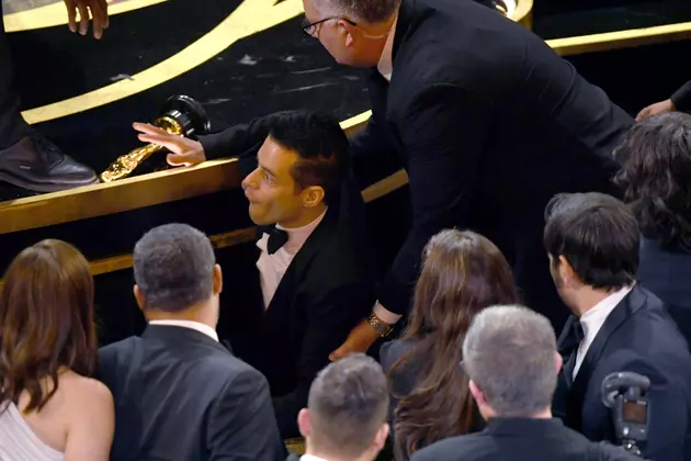 Rami Malek Treated by Medics After Fall at Oscars