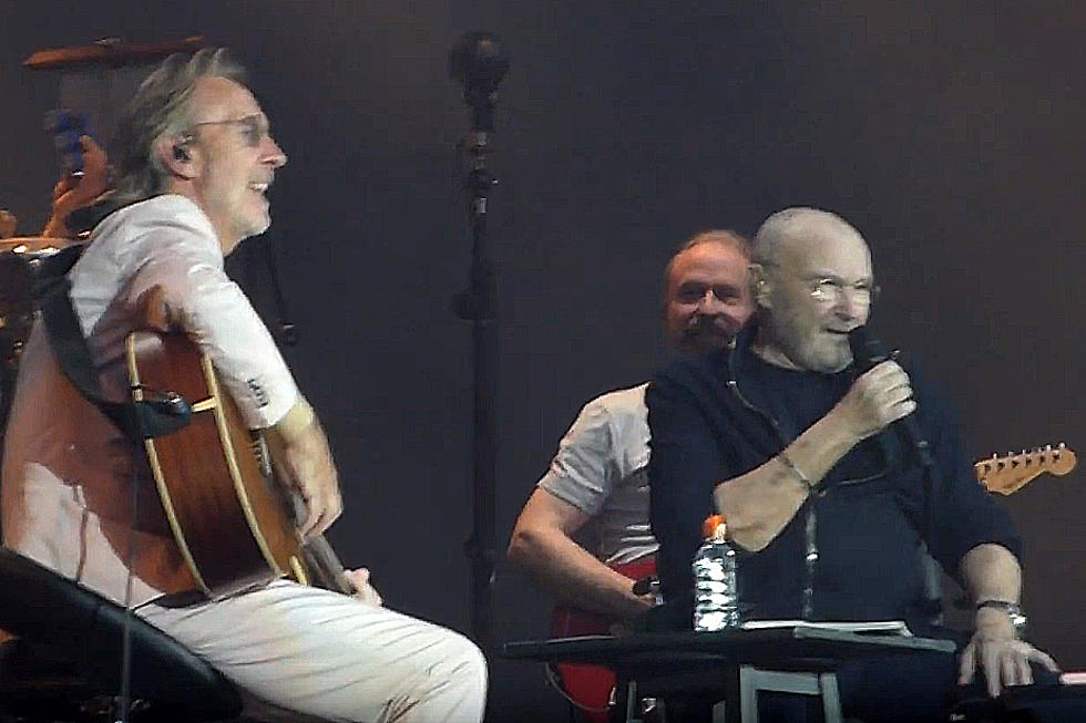 Watch Genesis’ Phil Collins + Mike Rutherford Reunite on Stage