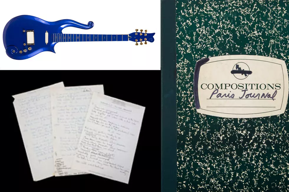 Prince’s Cloud Guitar, Beatles Lyrics, Bowie Tapes Up for Auction