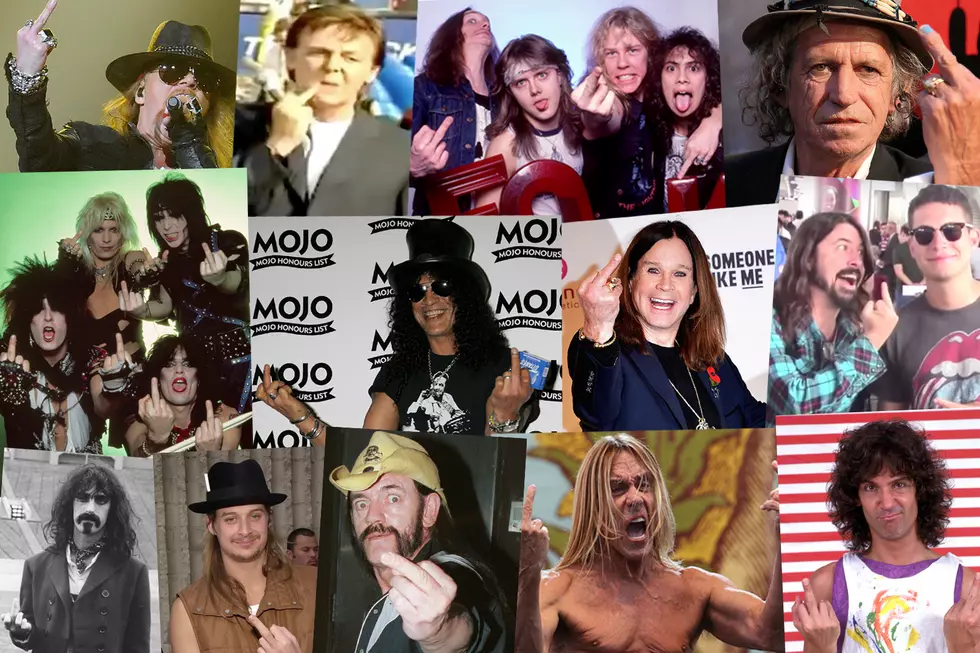44 Rock Stars Flipping You Off
