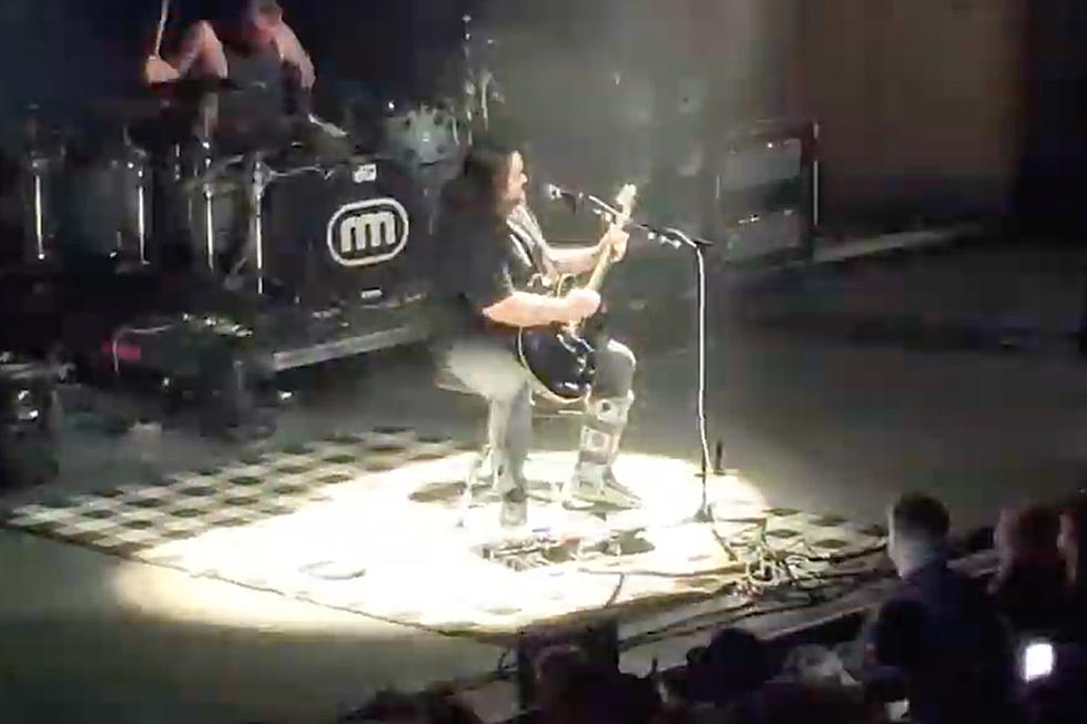 Wolfgang Van Halen Plays Show Seated With Sprained Ankle