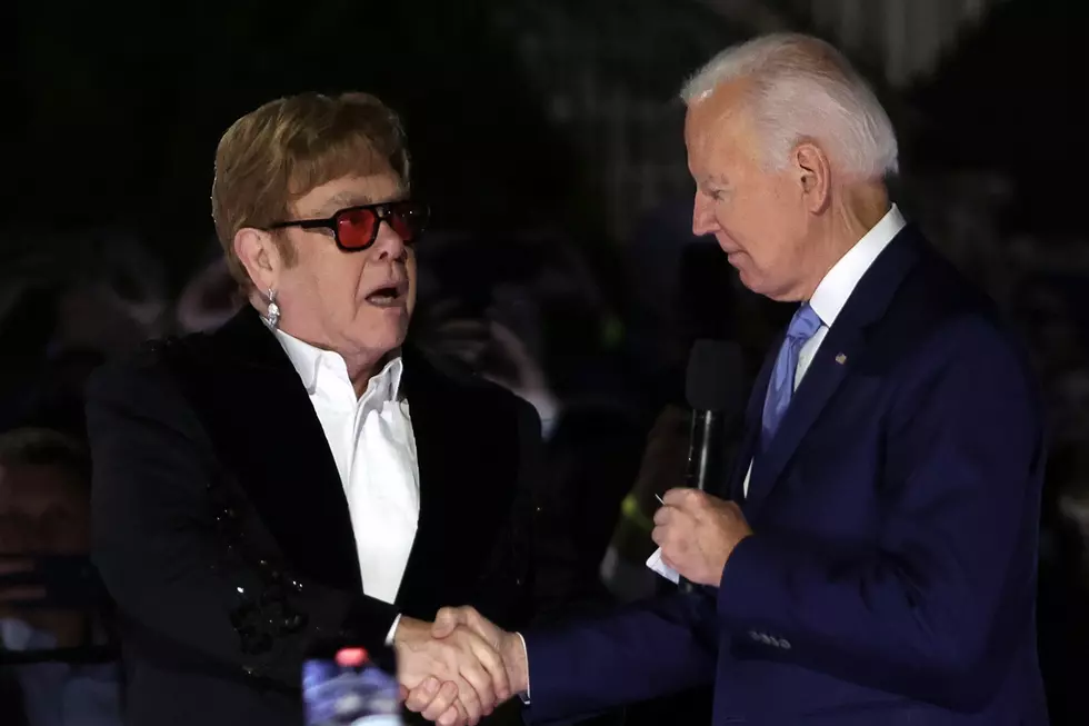 Watch Elton John Receive Surprise Medal From President Biden
