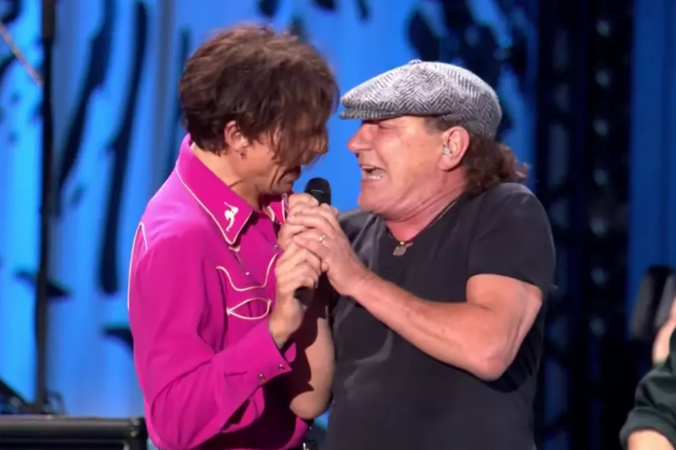 Brian Johnson Joked About Album With Justin Hawkins After Duet