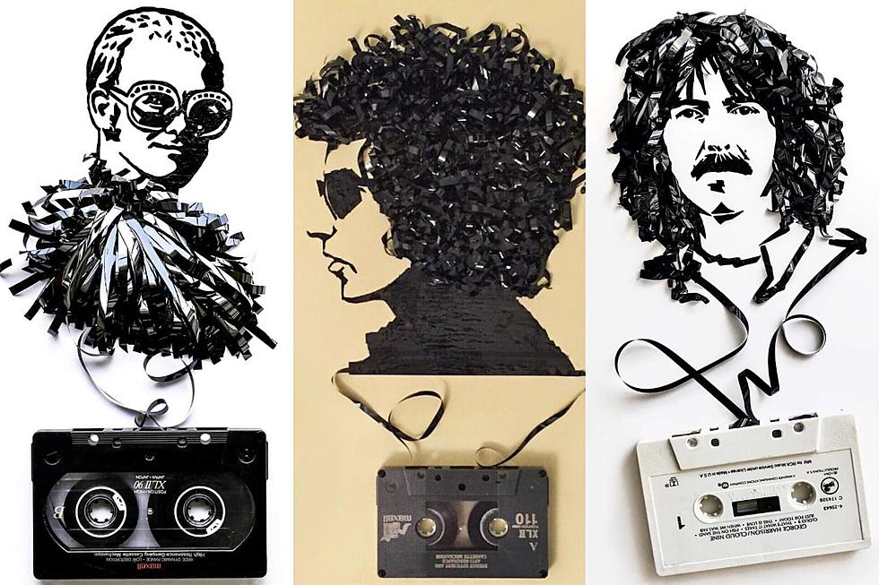 Cassette Canvases: Artist Amy Corson Makes Portraits With Tapes