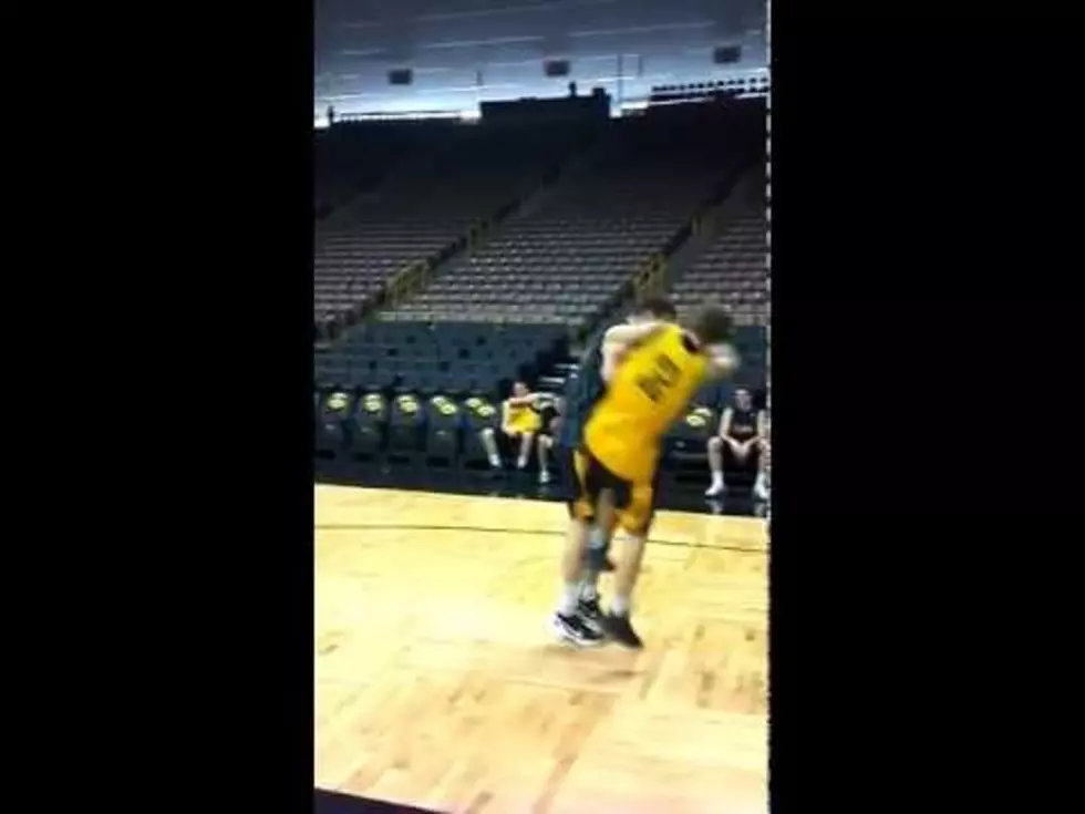 Iowa Basketball Player Makes Crazy Full Court Shot [Video]