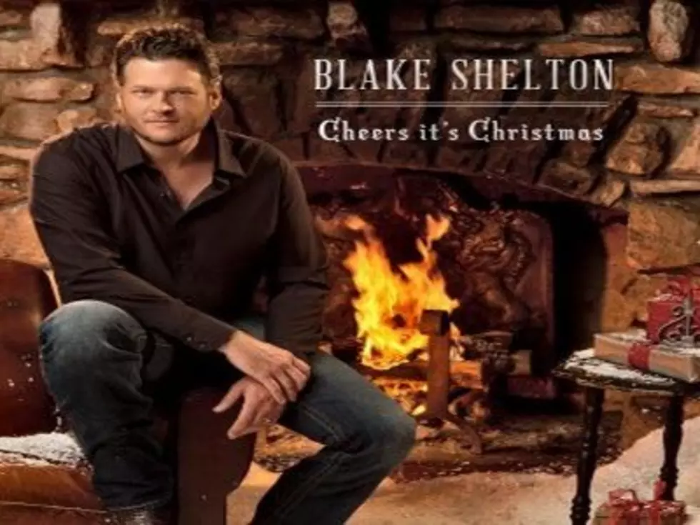 Blake Shelton’s a Little Too Excited About New Christmas CD [Photo]