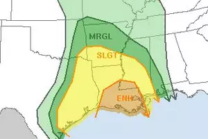 Severe Weather Threat In South Louisiana Forecast