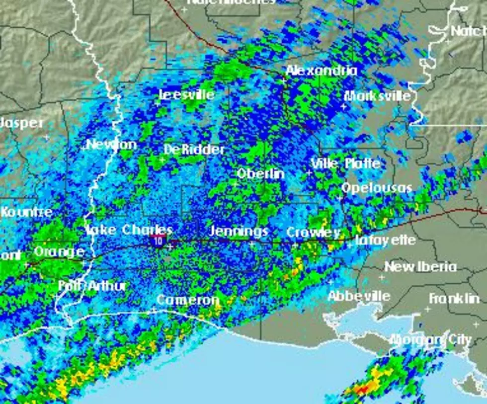Cold Front Pushing Through South Louisiana This Morning