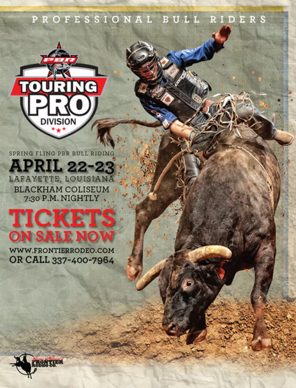 Spring Fling PBR Bull Riding Coming To Blackham Coliseum April 22-23