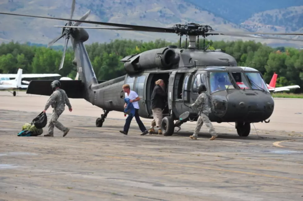 LA. National Guard Rescues Stranded Citizens With Blackhawk Helicopter [VIDEO]