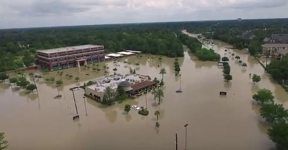 Incredible Drone Video Shows Seriousness Of Houston Flooding [Video]