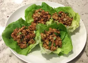 Cashew,Chicken, and Basil Lettuce Cups &#8211; Foodie Friday