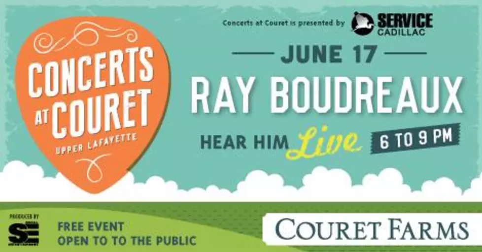 Concerts at Couret Free Concert Series Begins June 17th with Ray Boudreaux