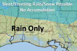Winter Precipitation Possible Across Parts Of Louisiana