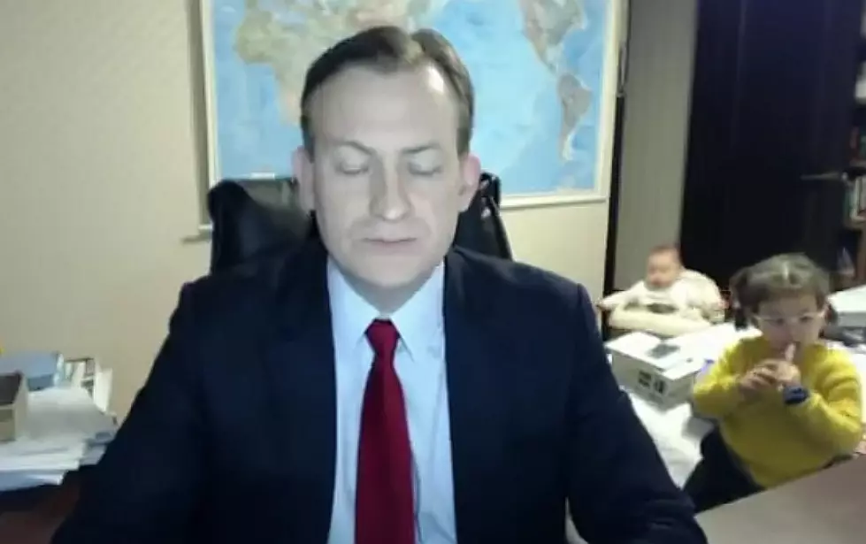 Reporter Doing Live BBC Interview From Home When His Little Kids Awesomely Bust Into The Room [Video]