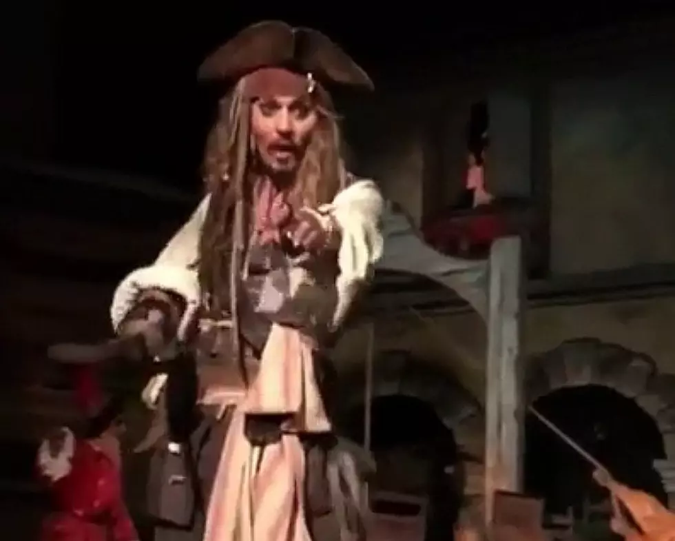 Depp Surprises Fans At Disney