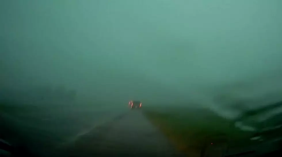Dash Cam Video From Driver On Hwy 90 During Hail Storm [Video]