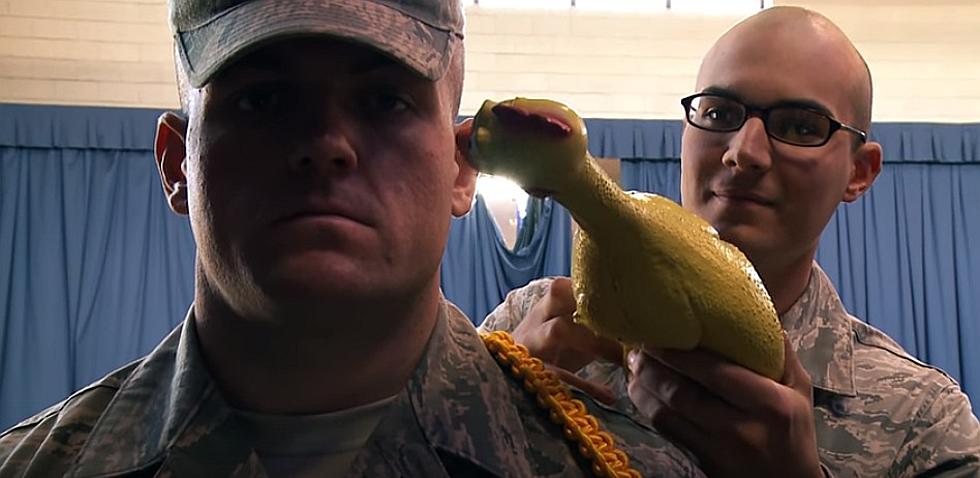 US Air Force Honor Guard Try To Resist The ‘Rubber Chicken Test’ While Training To Maintain Composure [Video]