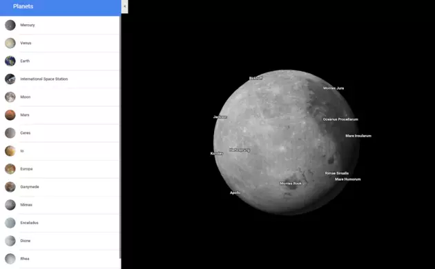 Google Maps Now Lets You Explore Moon and Other Planets