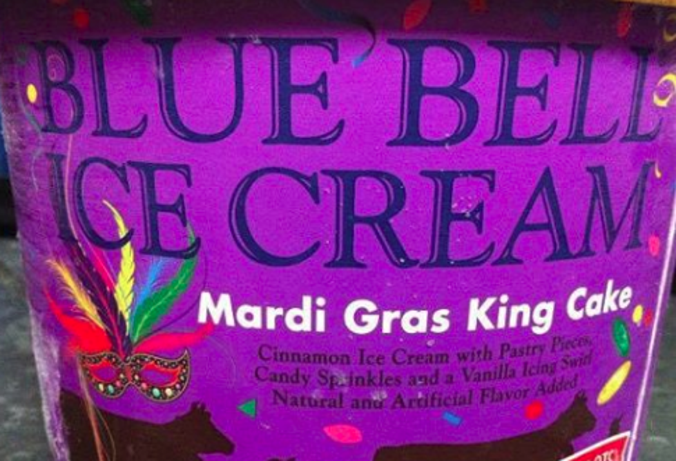 Blue Bell King Cake Ice Cream - It's Louisiana Only