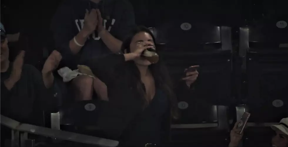Woman Catches Foul Ball In Her Beer, Then Chugs It Like A Boss [Video]