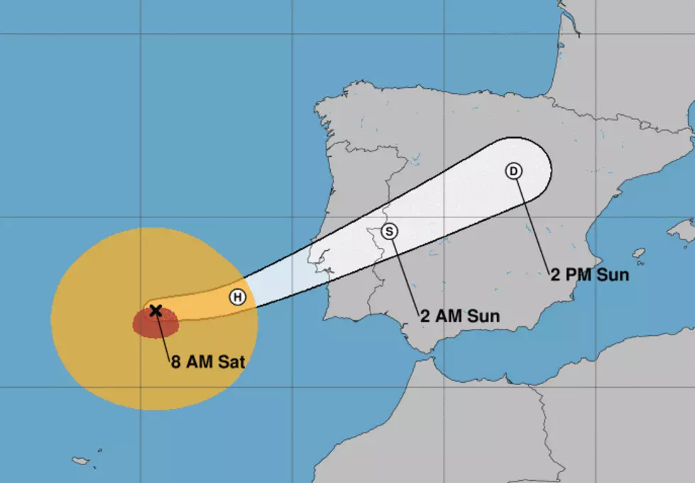 Hurricane Headed For Iberian Peninsula