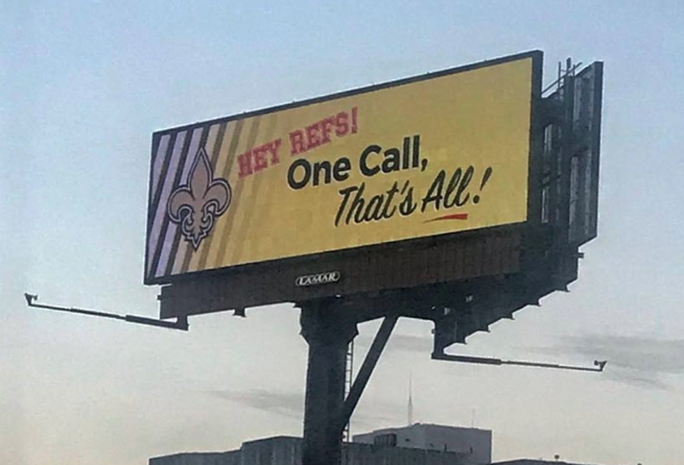 Morris Bart’s Post-Saints No-Call Debacle Billboard Wins the Internet [Pic]