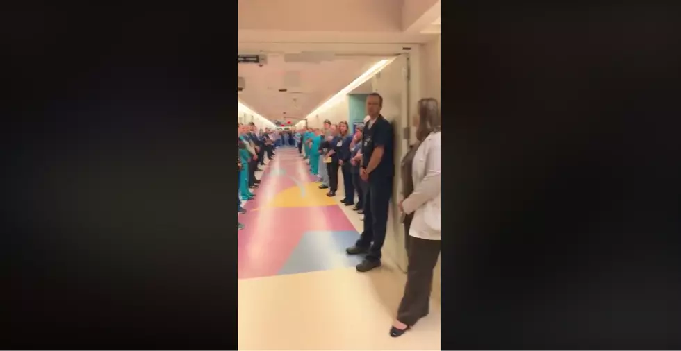 Heartbreaking, Inspirational Video Of Hospital Staff And Family’s ‘Hero Walk’ [Watch]