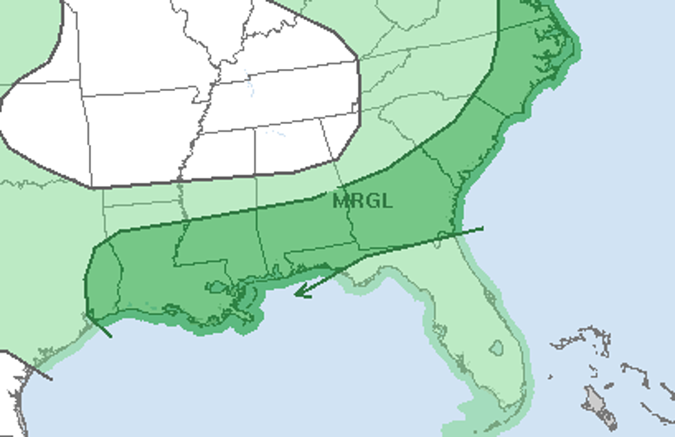 Severe Weather Possible In Acadiana Today