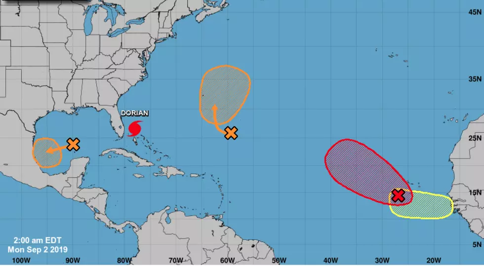 Latest On Dorian Plus Four Other Tropical Trouble Spots