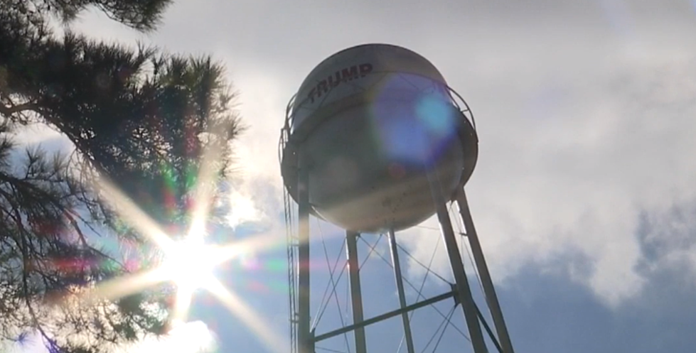 Eunice Has a 'Trump' Water Tower