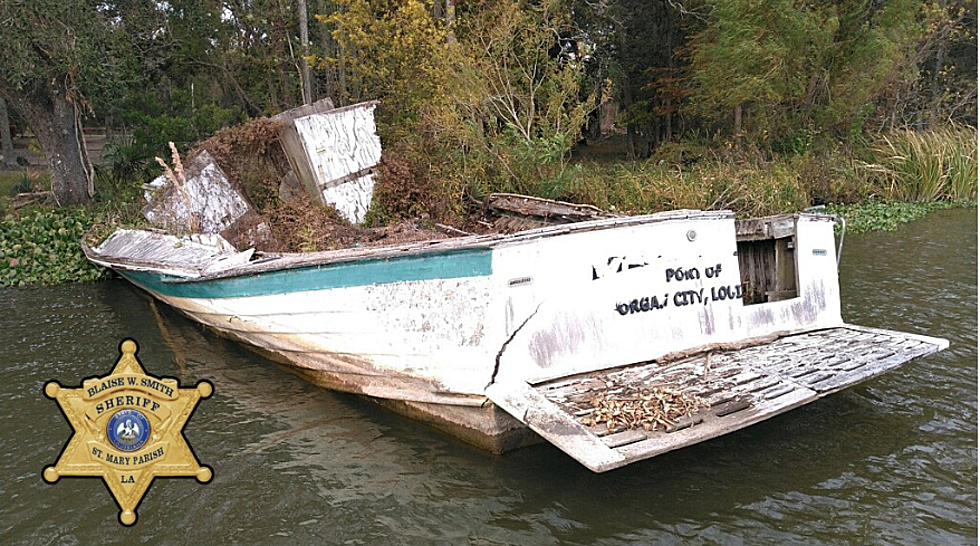 Abandoned Boats Blocking Property on the Bayou Teche