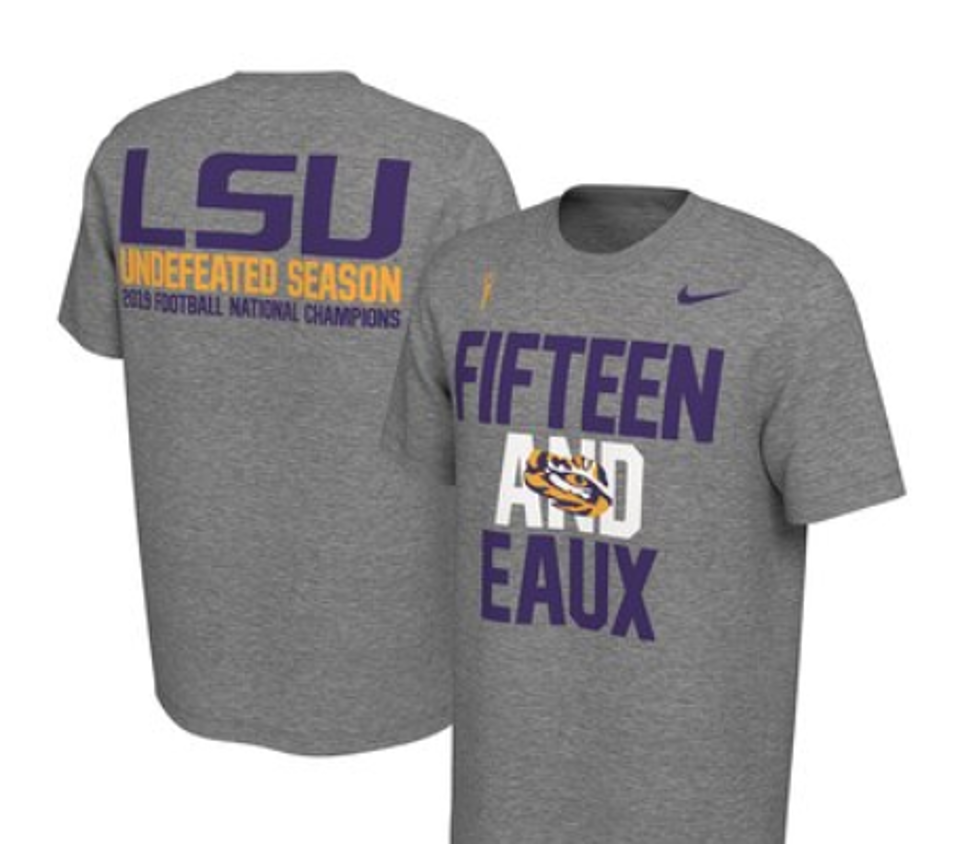 LSU Merchandise Sales on Record Setting Pace