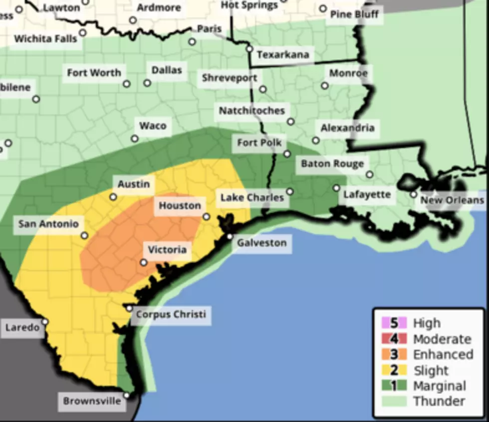 Acadiana Under Marginal Threat for Severe Storms Tonight