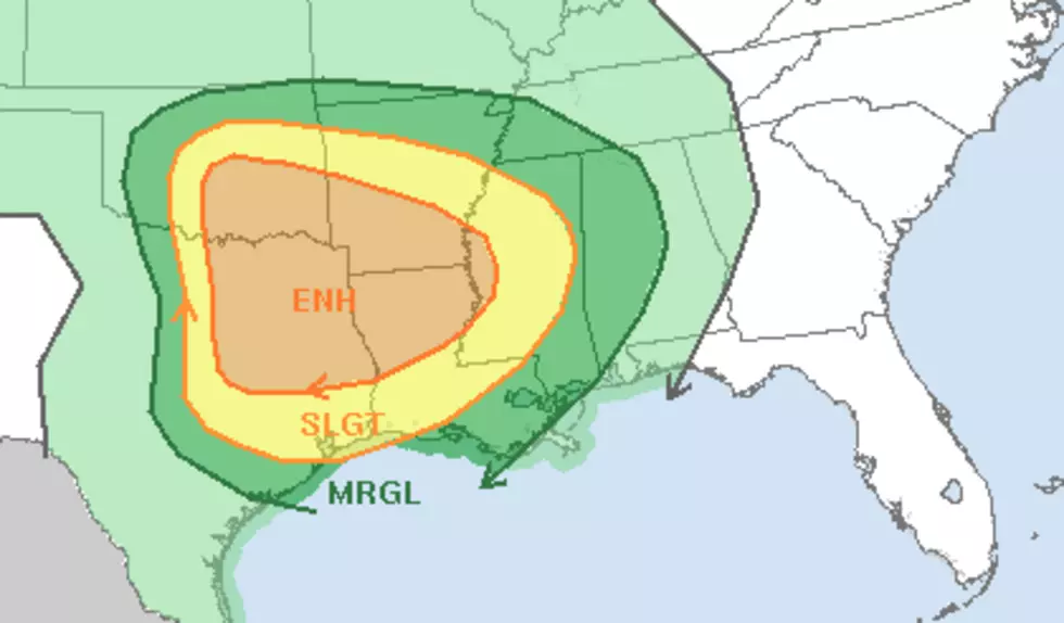 Severe Storms Expected to Rock Louisiana Later Today