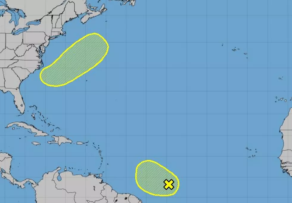 Two Tropical Hot Spots Being Monitored for Development