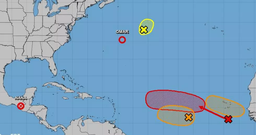 Hurricane Center Monitoring Six Areas of Concern