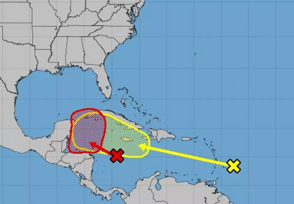 Double Tropical Trouble Now Brewing in the Caribbean