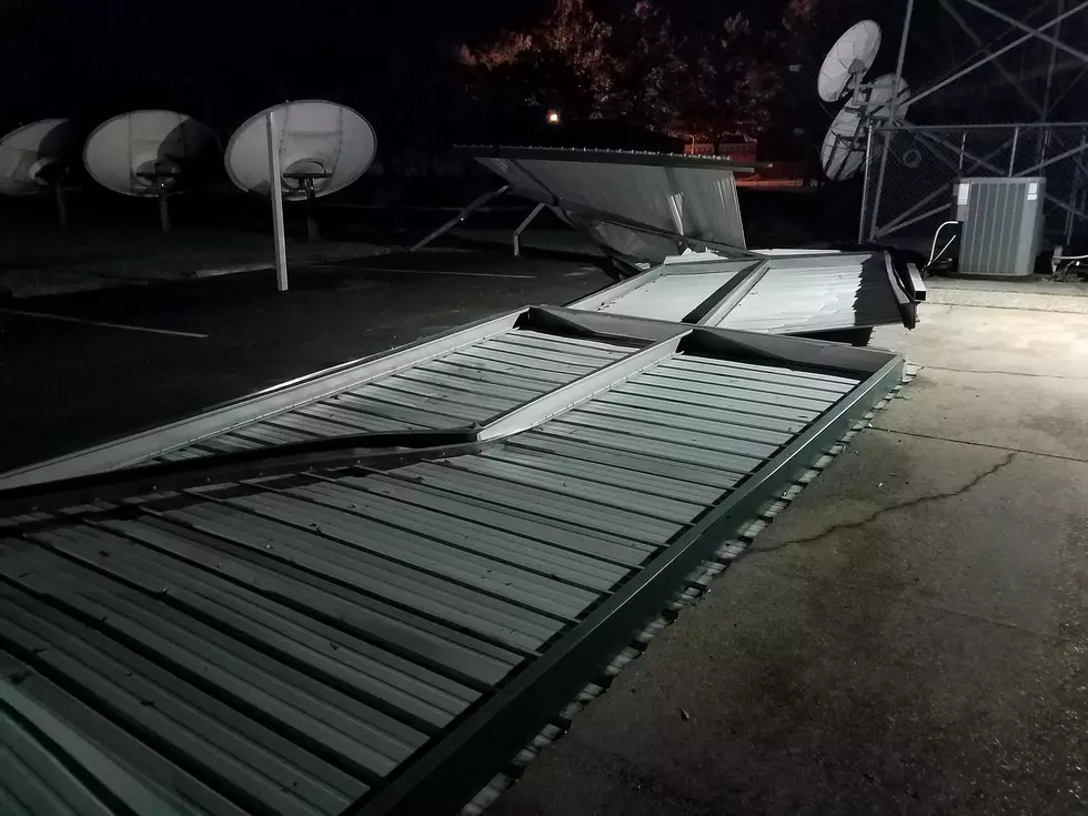 Hurricane Delta Destroys Vehicle Canopy at Townsquare Media [Video]
