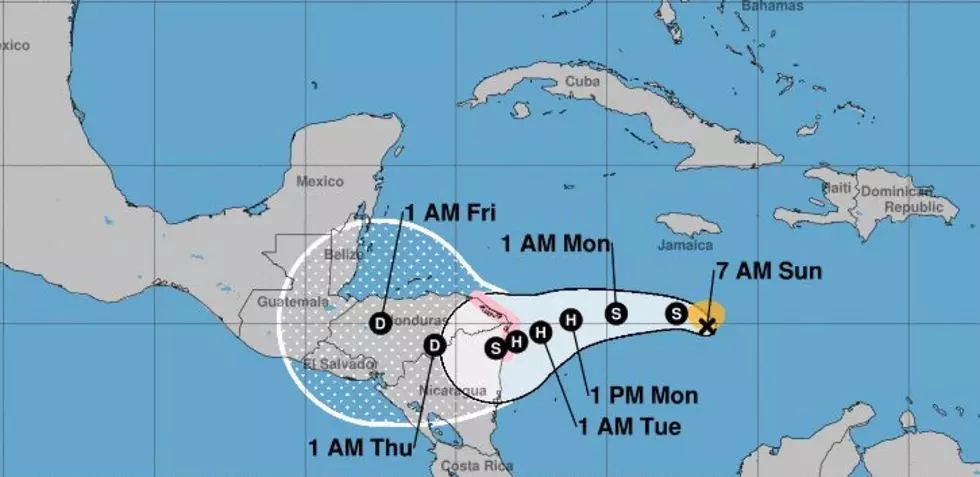 Tropical Storm Eta Forms in the Caribbean