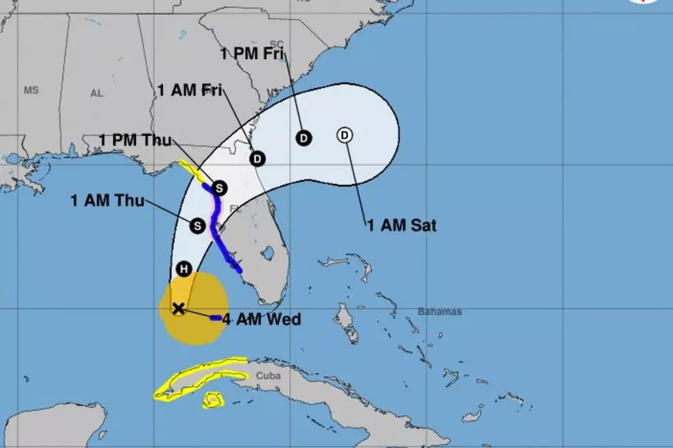Track of Tropical Storm Eta Shifts Again