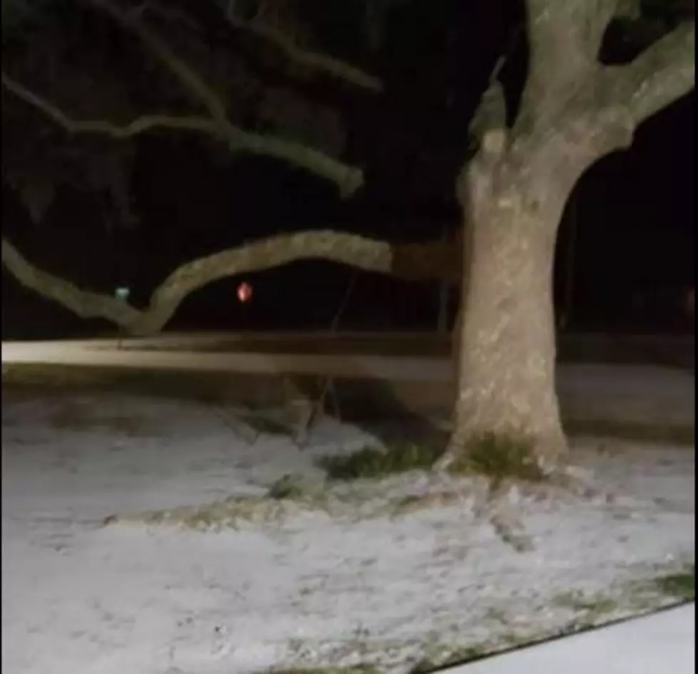 Early Morning Pics & Videos of Ice and Snow in Acadiana