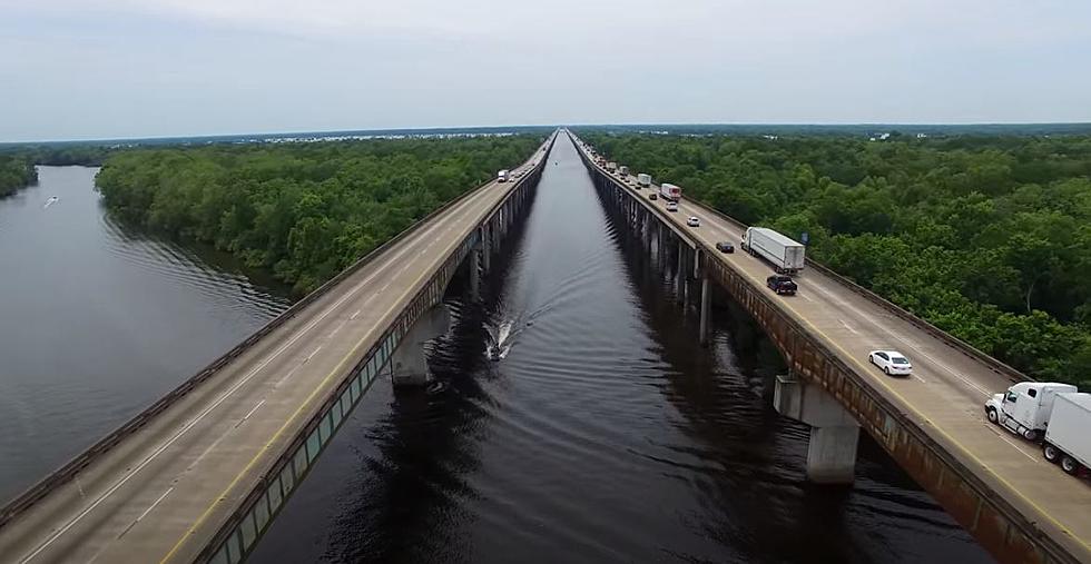 State Police Close I-10 Basin Bridge Due to Road Conditions in Area