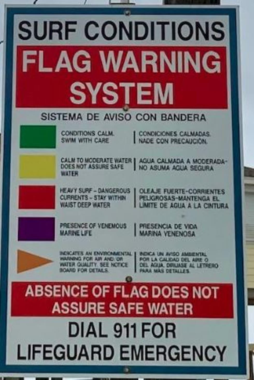 What are the Penalties for Disobeying Beach Warning Flags?